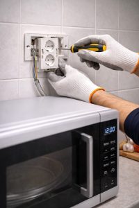 Instalação de Tomada para Micro-ondas