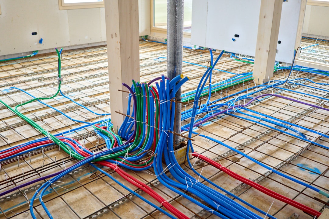 Photo Electrical conduit installation