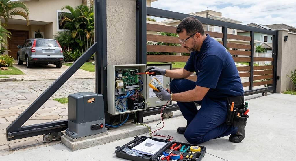 Manutenção Elétrica de Portão Eletrônico